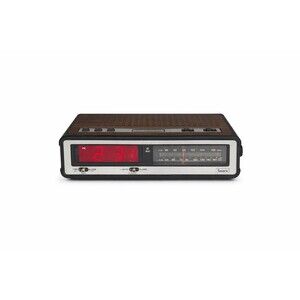Sears 317.23870 Vintage AM FM Clock Radio Woodgrain LED‎ Alarm Display Tested